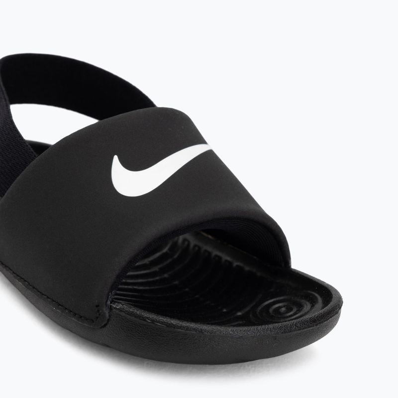 Detské šľapky Nike Coffee black/white/white/white 7