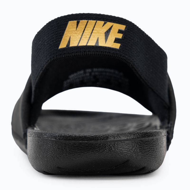 Detské šľapky Nike Coffee black/metallic gold 6