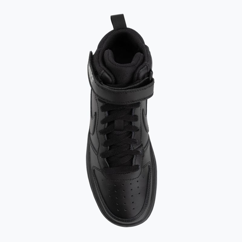 Detské topánky Nike Court Borough Mid 2 black/black/black 5
