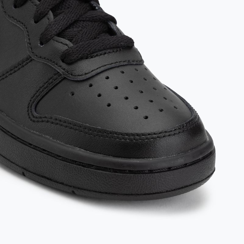Detské topánky Nike Court Borough Mid 2 black/black/black 7