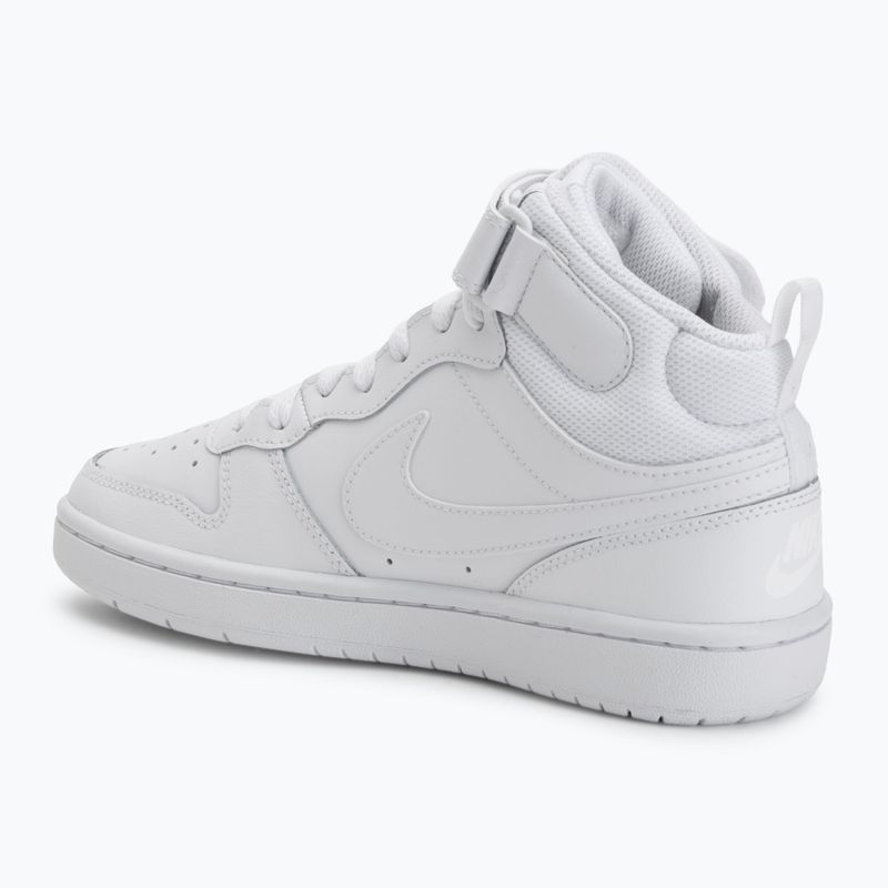 Detské topánky Nike Court Borough Mid 2 white/white/white 3