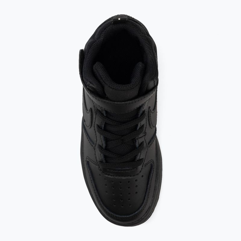 Detské topánky Nike Court Borough Mid 2 black/black/black 5