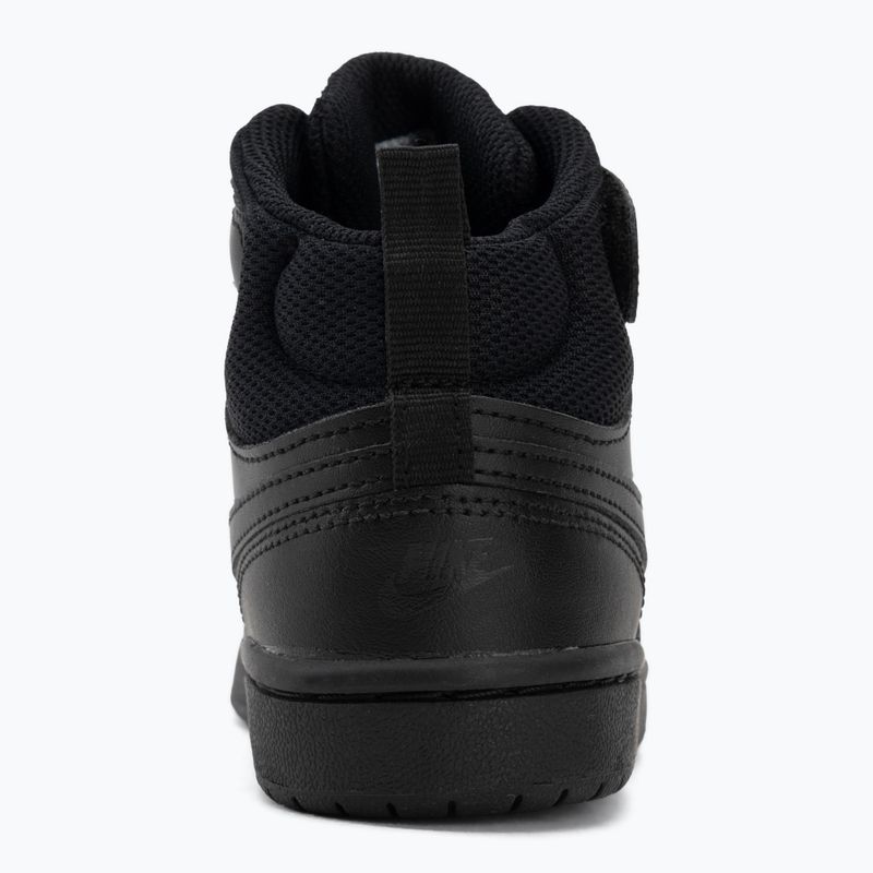 Detské topánky Nike Court Borough Mid 2 black/black/black 6