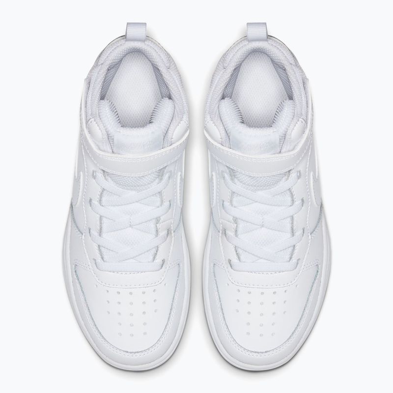 Detské topánky Nike Court Borough Mid 2 white/white/white 4