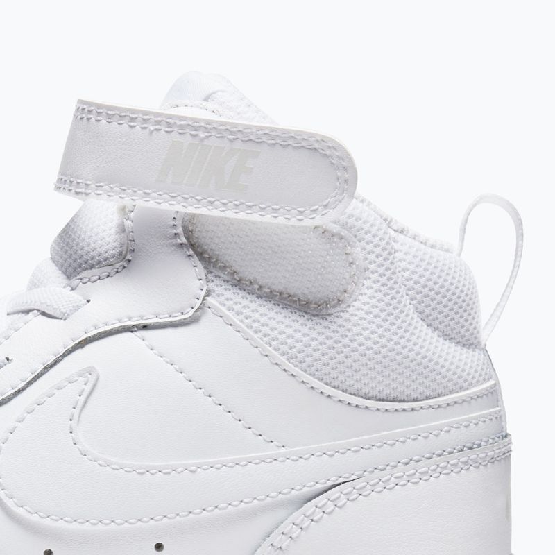 Detské topánky Nike Court Borough Mid 2 white/white/white 5