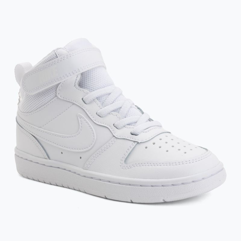 Detské topánky Nike Court Borough Mid 2 white/white/white