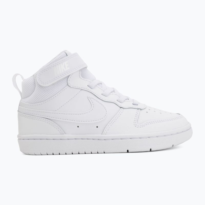 Detské topánky Nike Court Borough Mid 2 white/white/white 2