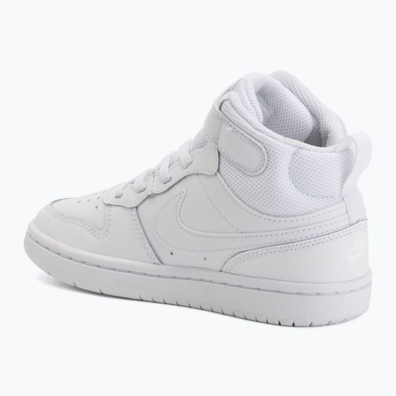 Detské topánky Nike Court Borough Mid 2 white/white/white 3