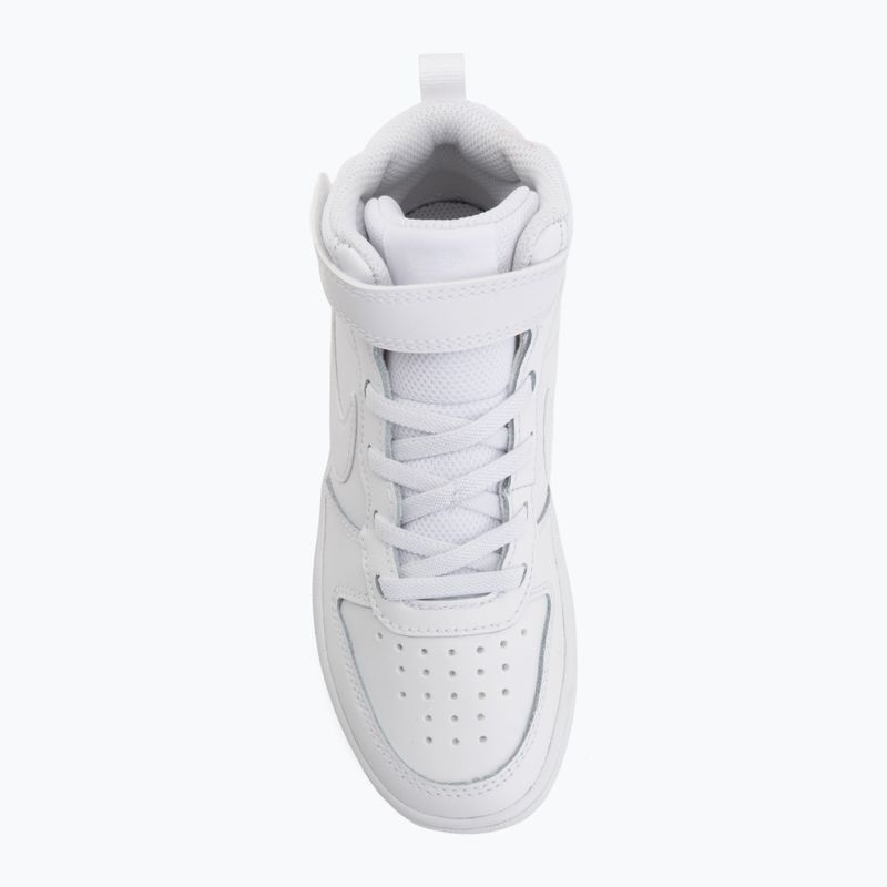 Detské topánky Nike Court Borough Mid 2 white/white/white 5