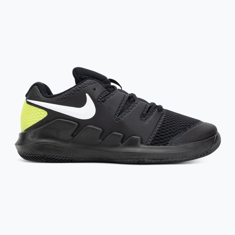 Detské tenisové topánky Nike Court Vapor X Jr black/volt/white 2