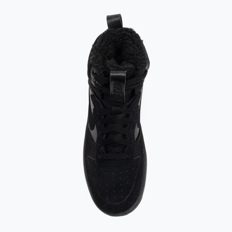 Detské topánky Nike Court Borough Mid 2 black/black/black 5