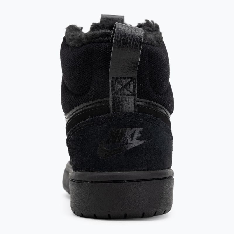 Detské topánky Nike Court Borough Mid 2 black/black/black 6