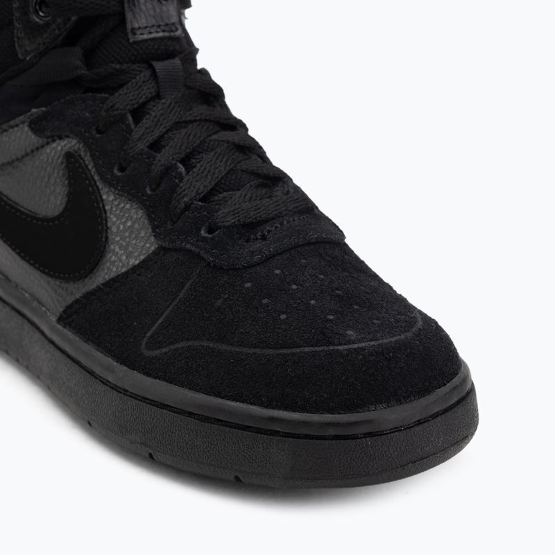 Detské topánky Nike Court Borough Mid 2 black/black/black 7