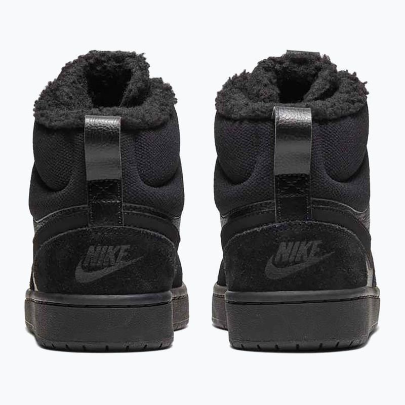 Detské topánky Nike Court Borough Mid 2 black/black/black 4