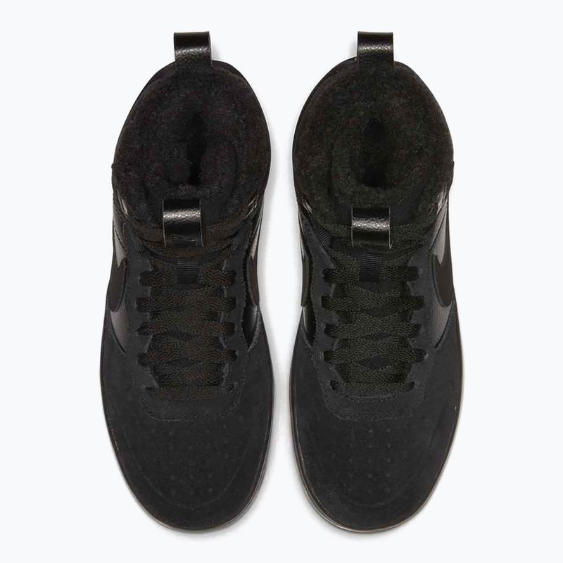 Detské topánky Nike Court Borough Mid 2 black/black/black 6