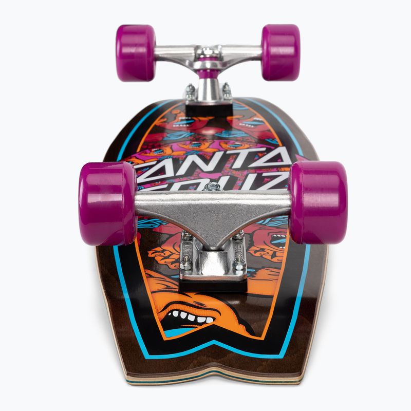 Skateboard cruiser Santa Cruz Cruzer Mandala Hand Shark 8.8 brown 124573 5