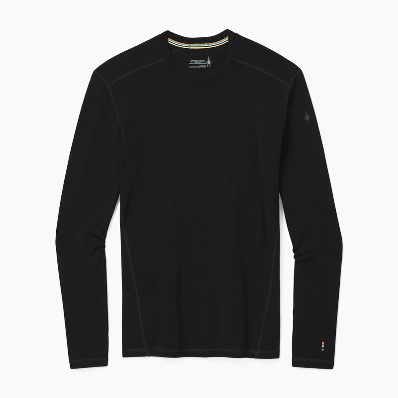 Pánska termoaktívna mikina Smartwool Merino Base Layer Crew Boxed black 5