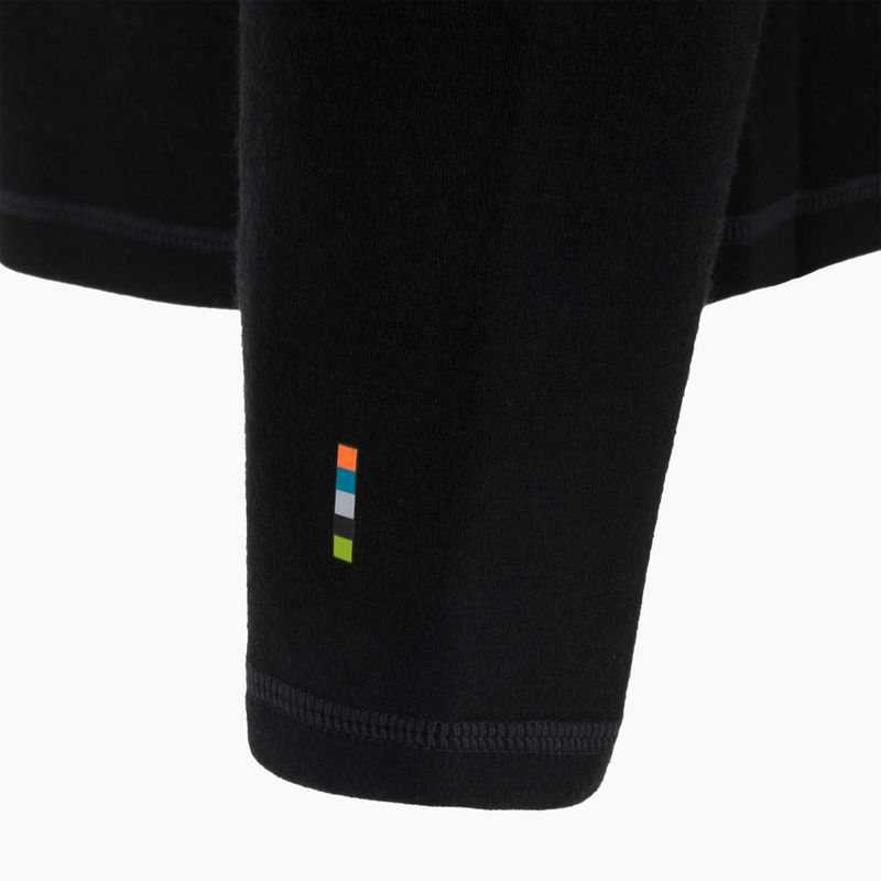 Pánska termoaktívna mikina Smartwool Merino Base Layer Crew Boxed black 3