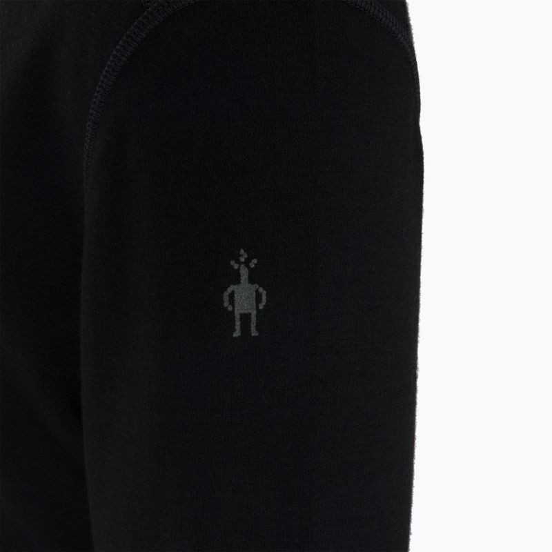 Pánska termoaktívna mikina Smartwool Merino Base Layer Crew Boxed black 4