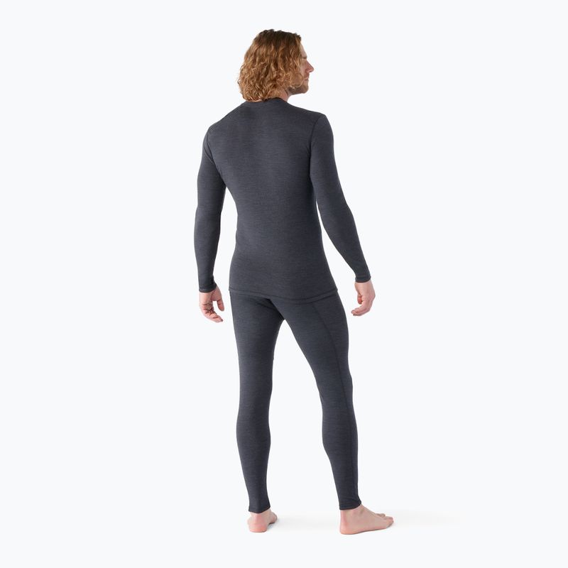 Pánska termoaktívna mikina Smartwool Merino 250 Baselayer Crew Boxed charcoal heather 2