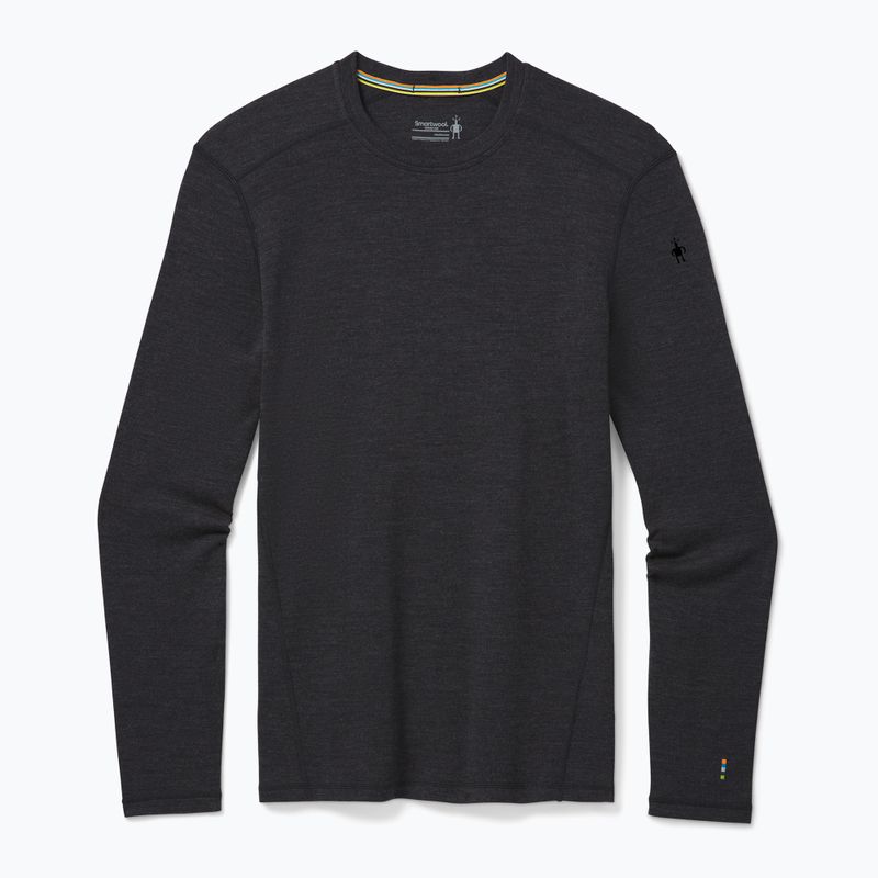 Pánska termoaktívna mikina Smartwool Merino 250 Baselayer Crew Boxed charcoal heather 6