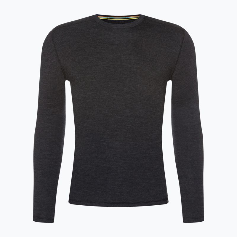 Pánska termoaktívna mikina Smartwool Merino 250 Baselayer Crew Boxed charcoal heather 3