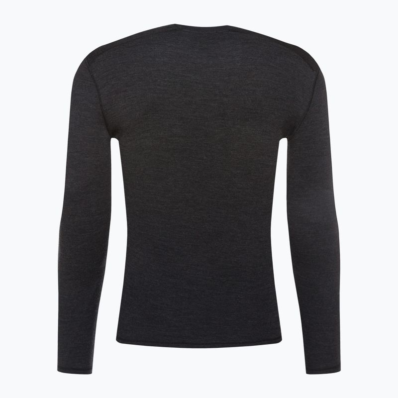 Pánska termoaktívna mikina Smartwool Merino 250 Baselayer Crew Boxed charcoal heather 4