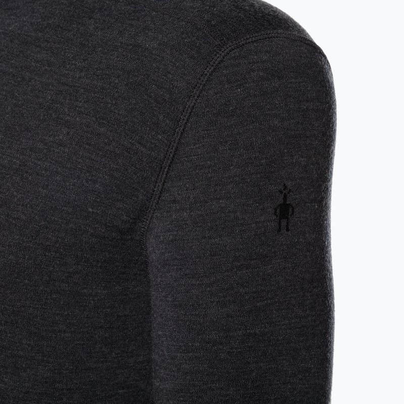 Pánska termoaktívna mikina Smartwool Merino 250 Baselayer Crew Boxed charcoal heather 5