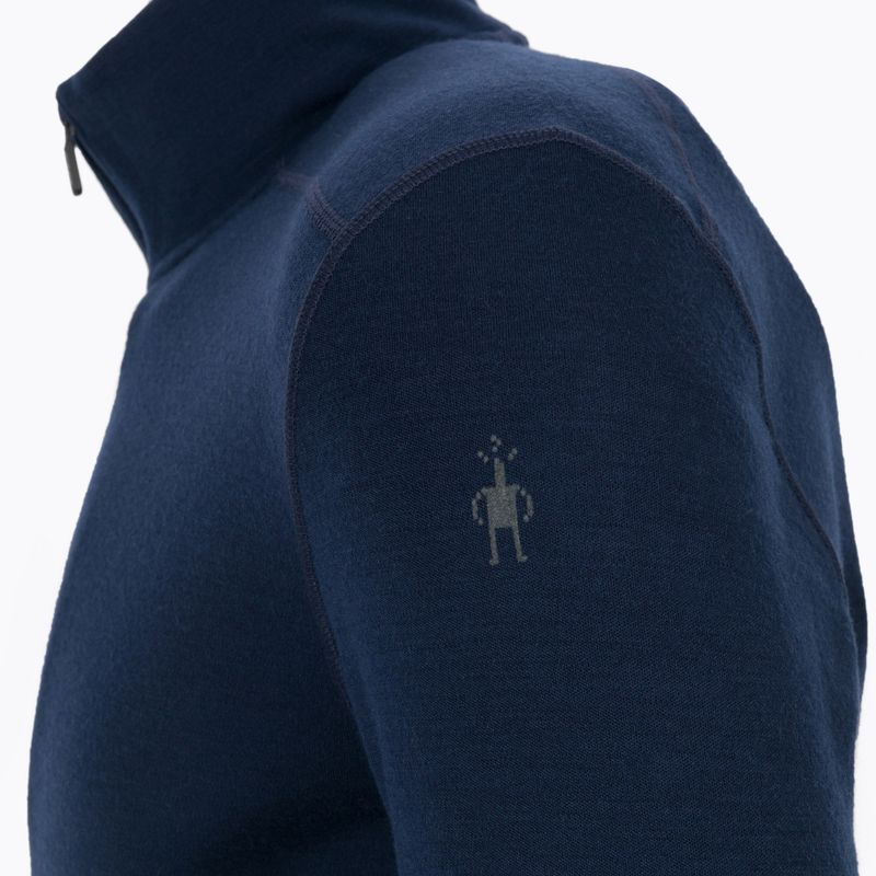 Pánske termo tričko Smartwool Merino 250 Baselayer 1/4 Zip Boxed navy blue 16356-092-S 4