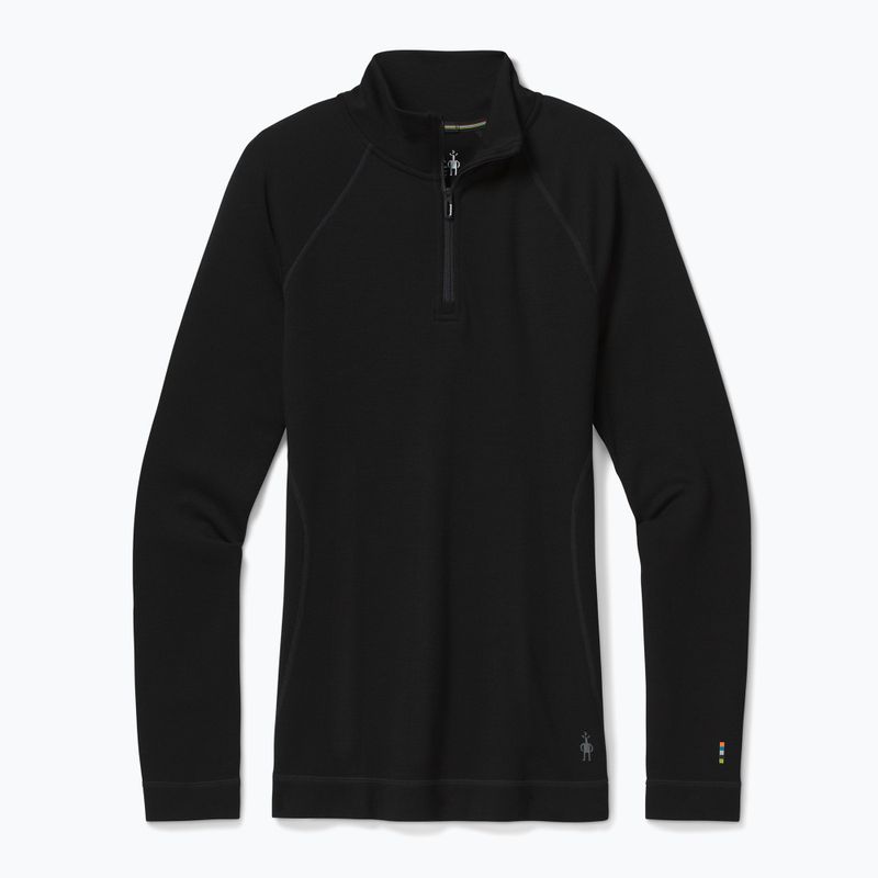 Dámske termo tričko Smartwool Merino 250 Baselayer 1/4 Zip Boxed black 16374