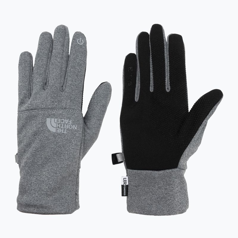 Pánske trekingové rukavice The North Face Etip Recycled medium grey heather