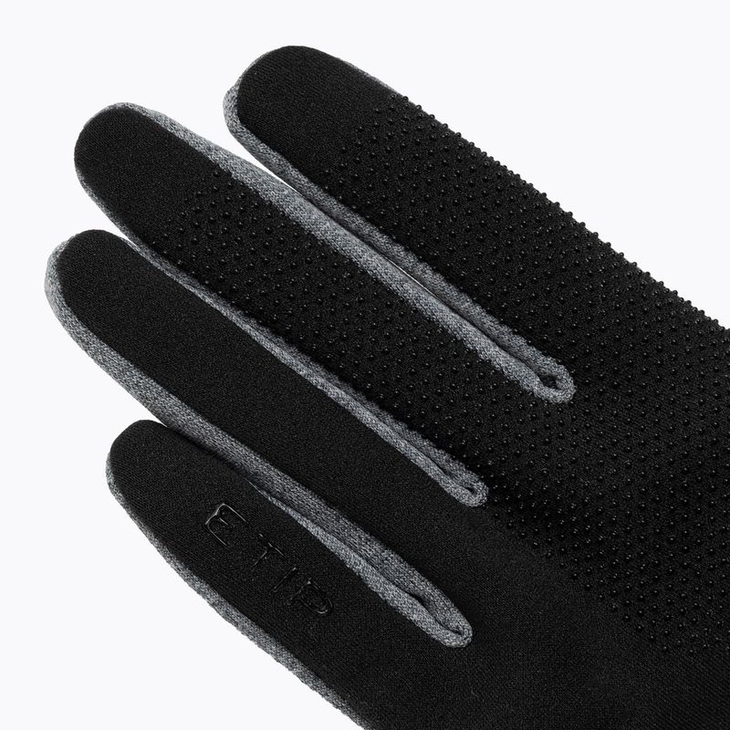 Pánske trekingové rukavice The North Face Etip Recycled medium grey heather 4