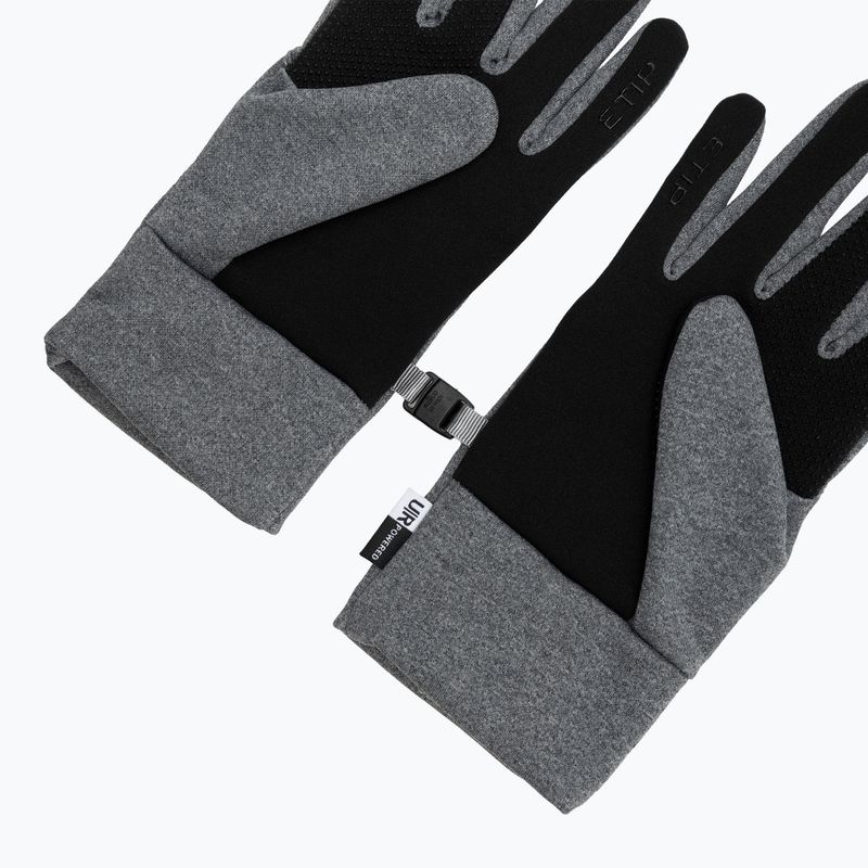 Pánske trekingové rukavice The North Face Etip Recycled medium grey heather 5