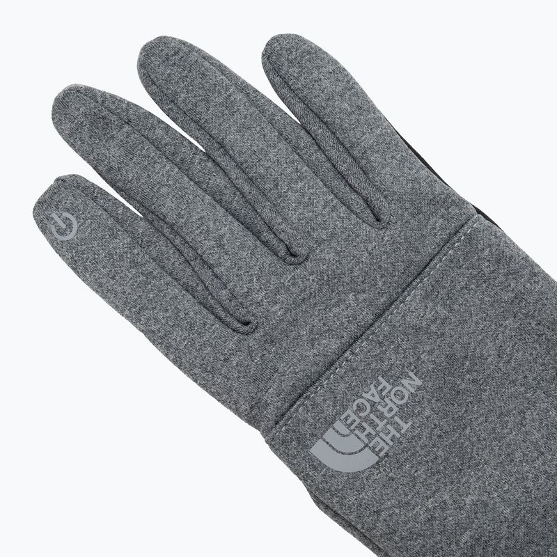 Pánske trekingové rukavice The North Face Etip Recycled medium grey heather 6