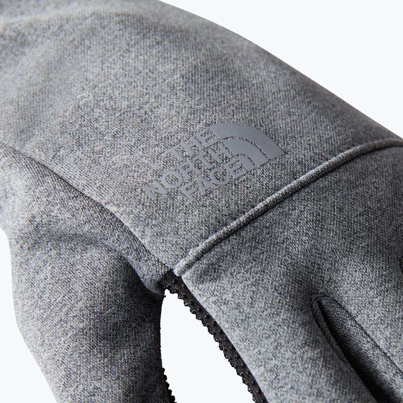 Pánske trekingové rukavice The North Face Etip Recycled medium grey heather 2