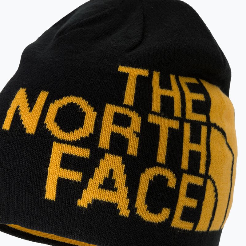 The North Face Obojstranná zimná čiapka Tnf Banner čierno-žltá NF00AKNDAGG1 3