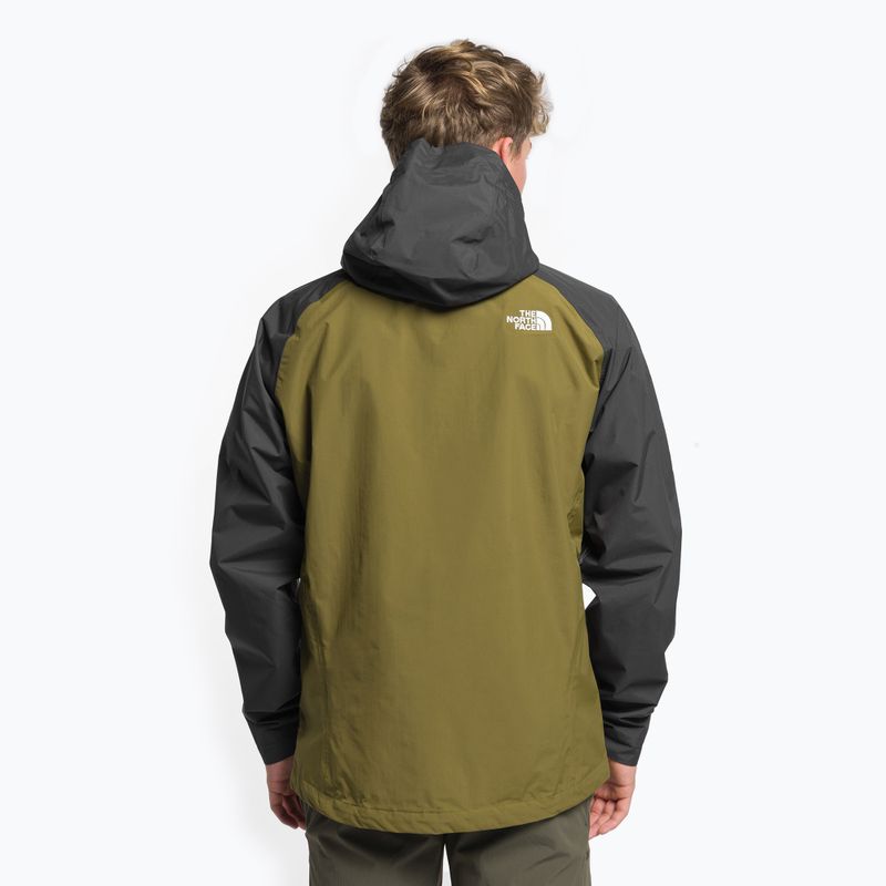 Pánska bunda do dažďa The North Face Stratos brown NF00CMH95F11 4