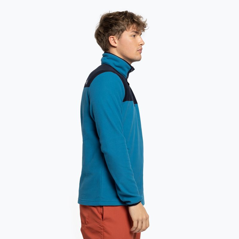 Pánska fleecová mikina The North Face Homesafe Snap Neck blue NF0A55HM49C1 3