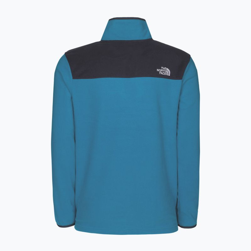 Pánska fleecová mikina The North Face Homesafe Snap Neck blue NF0A55HM49C1 10