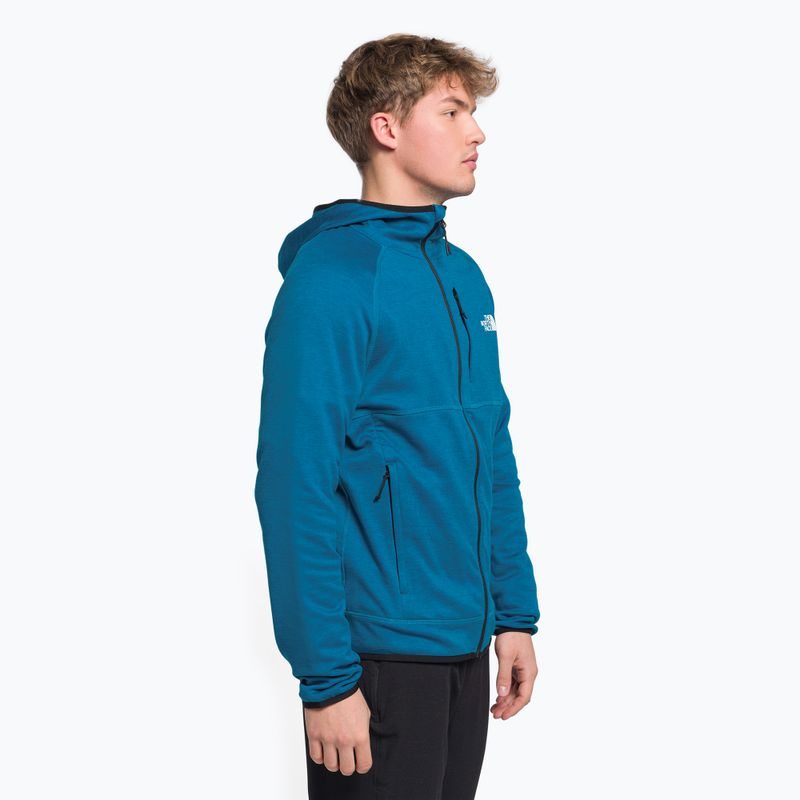Pánska fleecová mikina The North Face Canyonlands blue NF0A5G9UHRN1 3