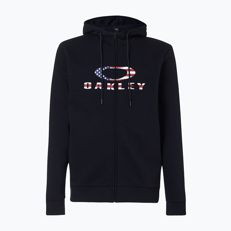 Pánska mikina Oakley Bark 2.0 Hoodie FZ black/american flag 7