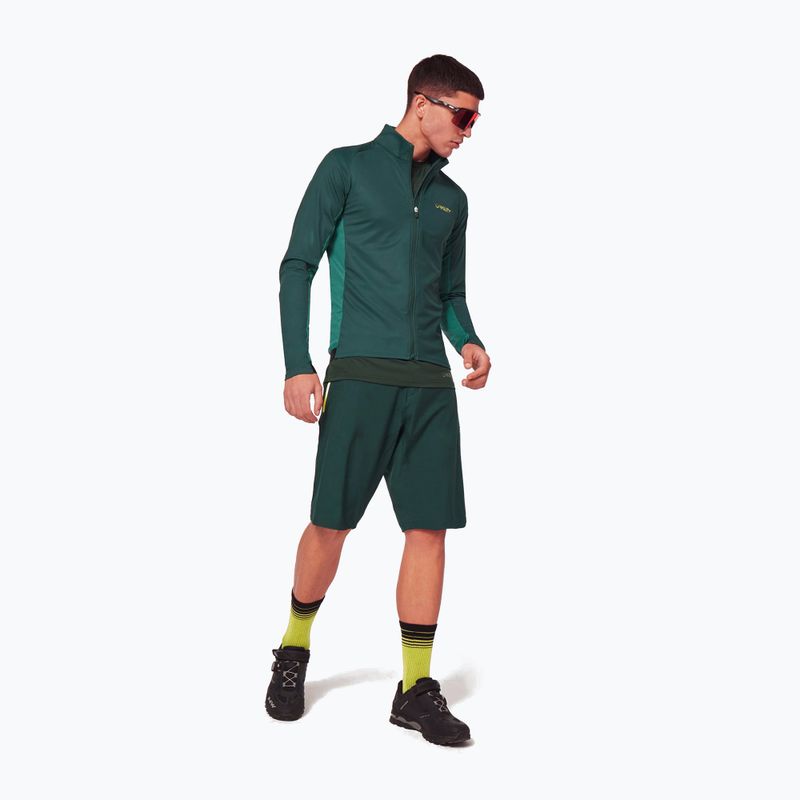 Pánsky cyklistický dres Oakley Elements Thermal green FOA403117 2