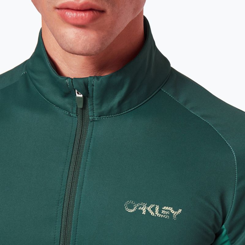 Pánsky cyklistický dres Oakley Elements Thermal green FOA403117 6