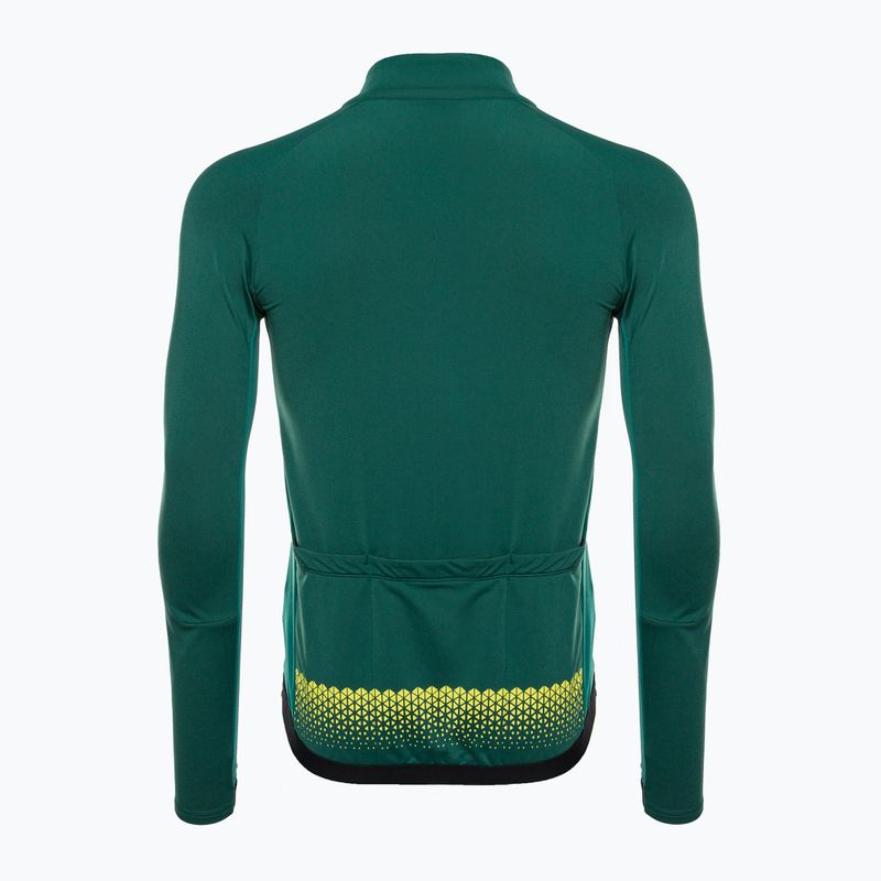 Pánsky cyklistický dres Oakley Elements Thermal green FOA403117 10