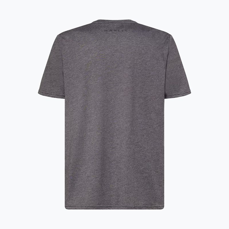 Pánske tričko Oakley Bark Ellipse Tee dark grey hthr/black 2