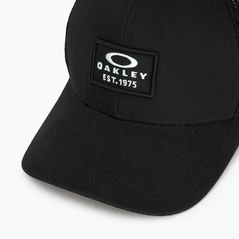 Pánska baseballová čiapka Oakley Patch Trucker blackout 3