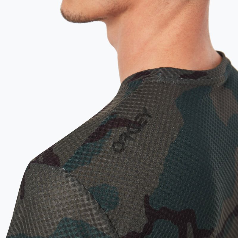 Pánsky cyklistický dres Oakley Ride Free SS zelený FOA4378 3