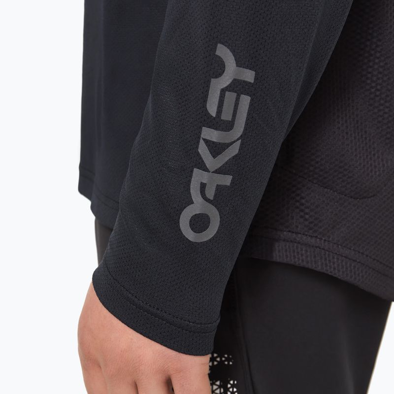 Pánsky cyklistický dres Oakley Factory Pilot Mtb LS II čierno-šedý FOA44497 3