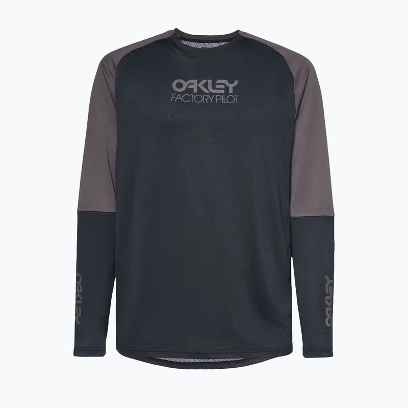 Pánsky cyklistický dres Oakley Factory Pilot Mtb LS II čierno-šedý FOA44497 5