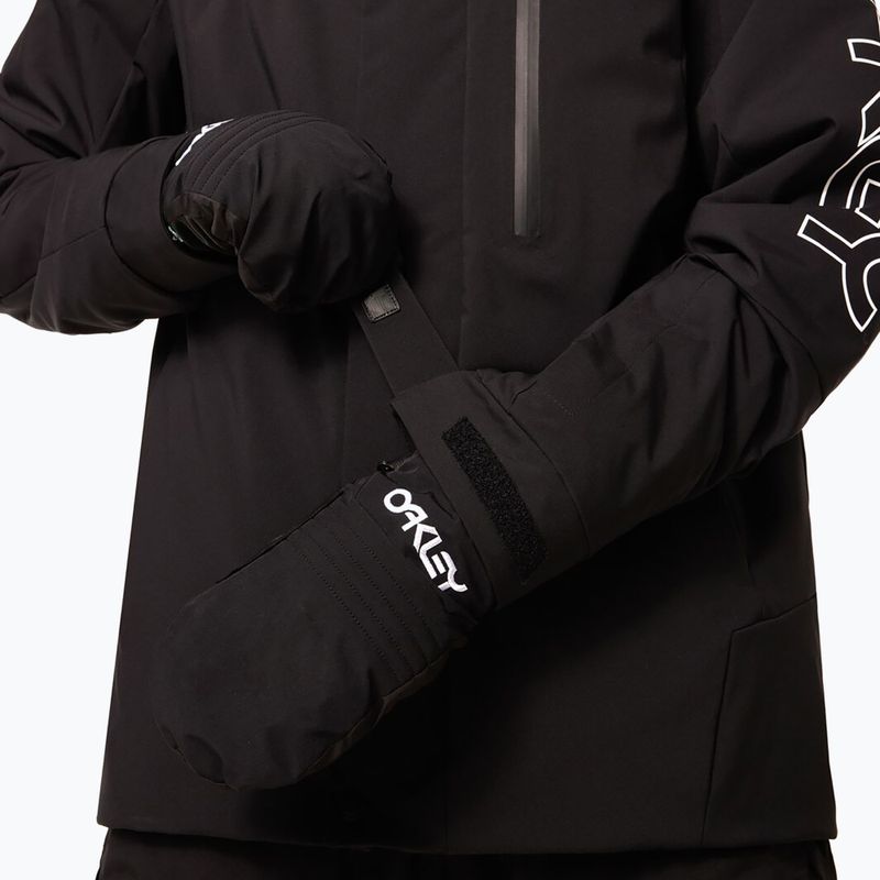 Pánska snowboardová bunda Oakley TNP TBT Insulated black/white logo 14